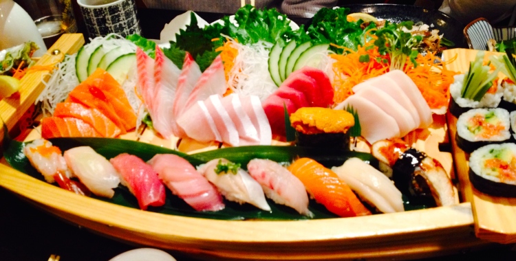kitcho sushi sashimi boat